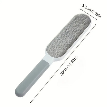 Double-Sided Pet Hair Remover Manual Electrostatic Sticky Lint Brush for Cat Dog Clothing Sofa Furniture Carpet Cleaning