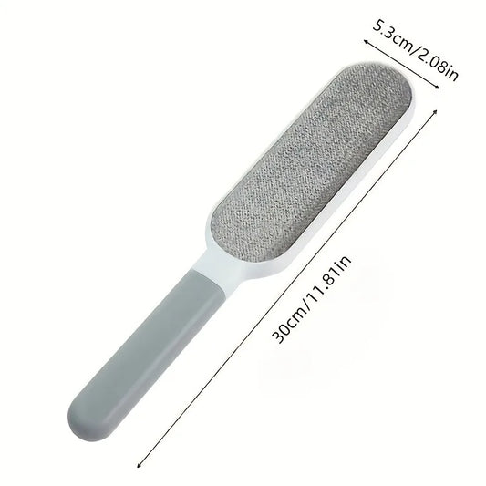 Double-Sided Pet Hair Remover Manual Electrostatic Sticky Lint Brush for Cat Dog Clothing Sofa Furniture Carpet Cleaning