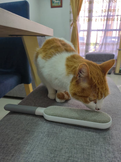 Cepillo Removedor de Pelo de Gato Electroestático de Doble Cara. Cepillo para Quitar Pelos de Gatos