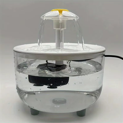 USB Electric Mute 1L Pet Water Fountain Automatic Cat Drink Bowl Filter Pet Drinking Dispenser Drinker For Cats Water Filter