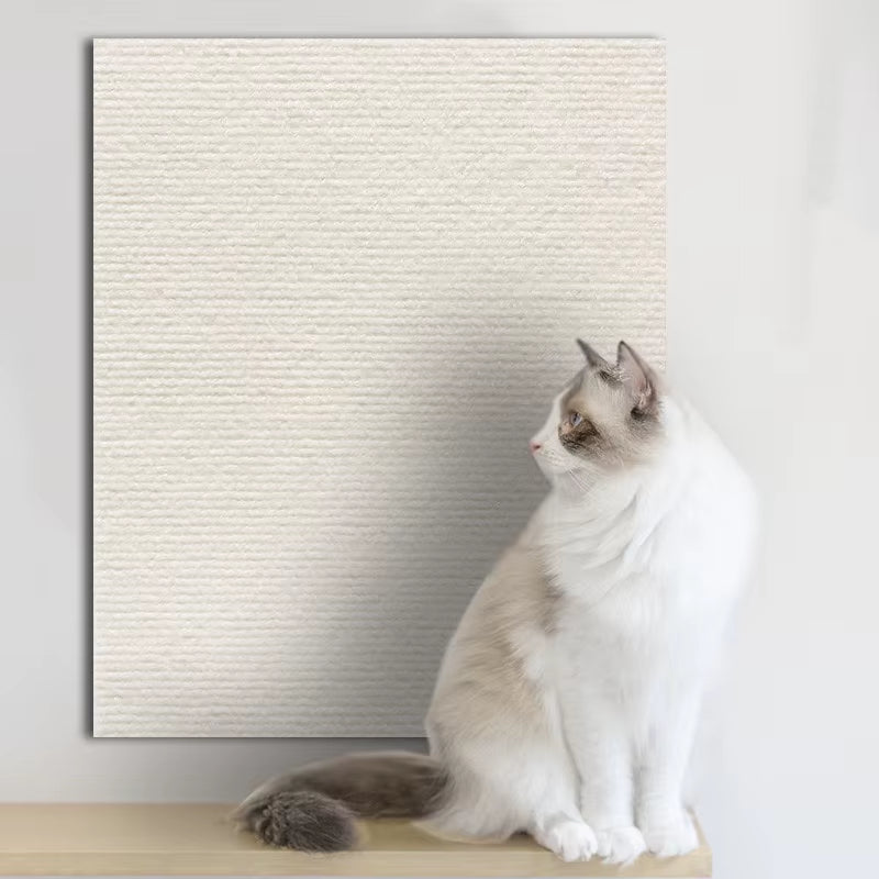 Self-Adhesive Cat Scratching Mat Trimmable Cat Carpet Cat Scratching Carpet Corner Wall Cat DIY Scratch Sofa Furniture Protector